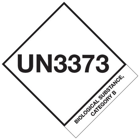 Bsc Preferred 4 x 4 3/4'' - ''UN3373 Biological Substance Category B'' Labels BUY00024249